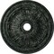 Ekena Millwork Flagstone Medallion (Canopies up to 3 7/8"), 30"OD x 3 7/8"ID x 3 1/4"P, Painted Turtle Crackle CM30FLPTC - alternate 1
